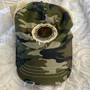 Upcycled baseball hat